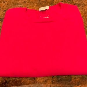 JCREW Teddie Pink crew neck sweater